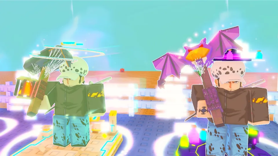 Lanternfang and Gloomwing pickaxes in My Anime Mine